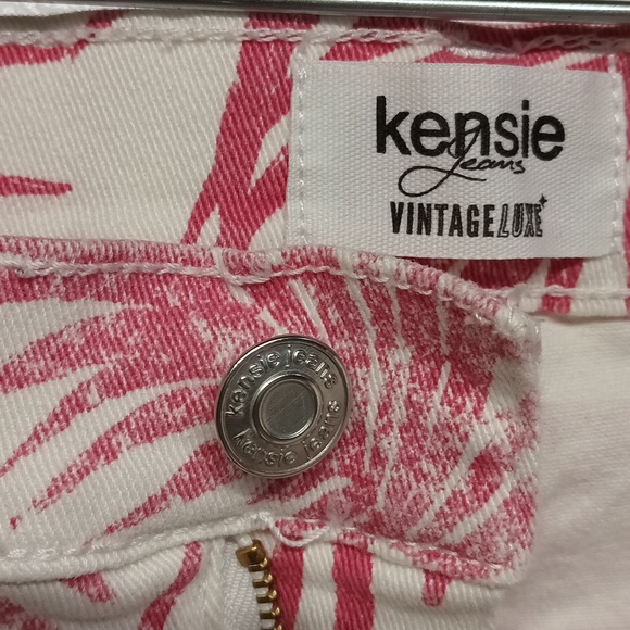 Kensie jeans the skirt destress frayed hem stretch casual women's size 8 / 29 - Picture 2 of 9